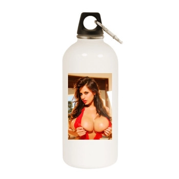 Wendy Fiore White Water Bottle With Carabiner