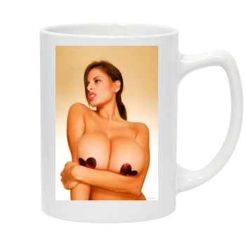 Wendy Fiore 14oz White Statesman Mug