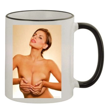 Wendy Fiore 11oz Colored Rim & Handle Mug