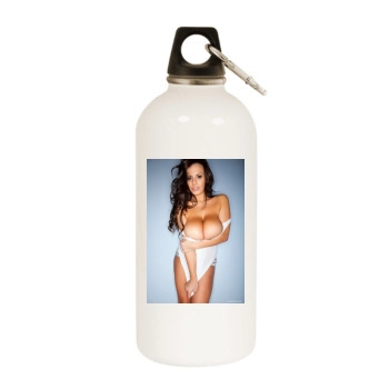 Wendy Fiore White Water Bottle With Carabiner