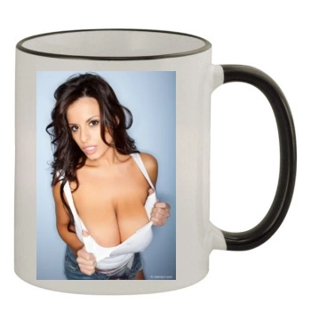 Wendy Fiore 11oz Colored Rim & Handle Mug