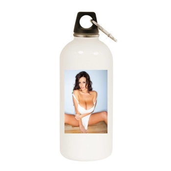 Wendy Fiore White Water Bottle With Carabiner