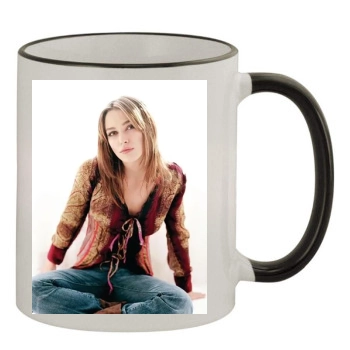 Keira Knightley 11oz Colored Rim & Handle Mug