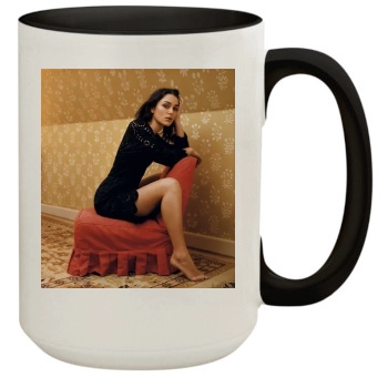 Keira Knightley 15oz Colored Inner & Handle Mug