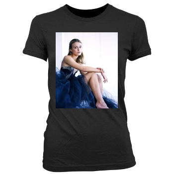 Keira Knightley Women's Junior Cut Crewneck T-Shirt