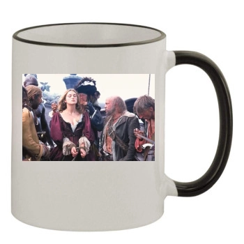 Keira Knightley 11oz Colored Rim & Handle Mug