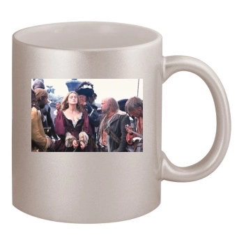 Keira Knightley 11oz Metallic Silver Mug