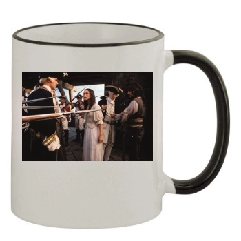 Keira Knightley 11oz Colored Rim & Handle Mug