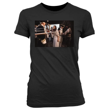 Keira Knightley Women's Junior Cut Crewneck T-Shirt