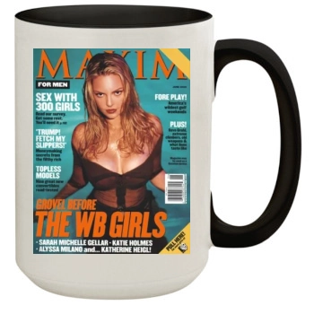 Katherine Heigl 15oz Colored Inner & Handle Mug