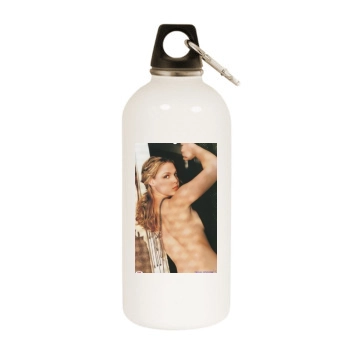 Katherine Heigl White Water Bottle With Carabiner