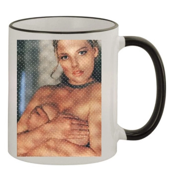 Katherine Heigl 11oz Colored Rim & Handle Mug