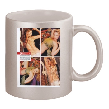 Katherine Heigl 11oz Metallic Silver Mug