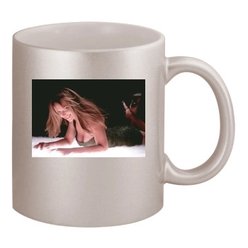 Katherine Heigl 11oz Metallic Silver Mug