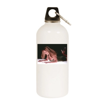 Katherine Heigl White Water Bottle With Carabiner