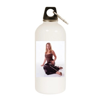 Katherine Heigl White Water Bottle With Carabiner