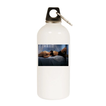 Katherine Heigl White Water Bottle With Carabiner