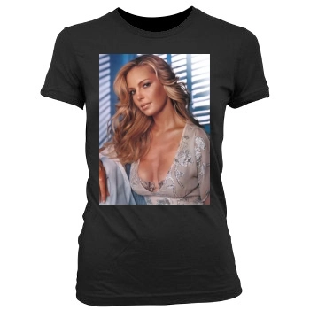 Katherine Heigl Women's Junior Cut Crewneck T-Shirt