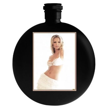 Katherine Heigl Round Flask