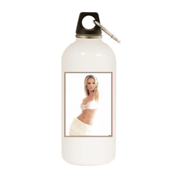 Katherine Heigl White Water Bottle With Carabiner