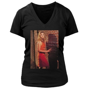 Katherine Heigl Women's Deep V-Neck TShirt