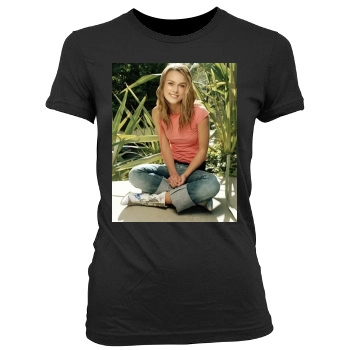 Keira Knightley Women's Junior Cut Crewneck T-Shirt