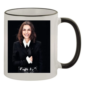 Keira Knightley 11oz Colored Rim & Handle Mug