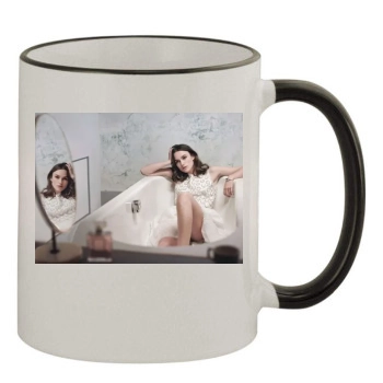 Keira Knightley 11oz Colored Rim & Handle Mug