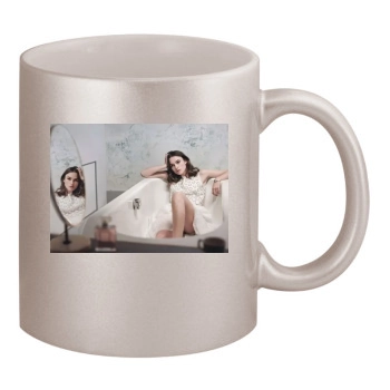 Keira Knightley 11oz Metallic Silver Mug