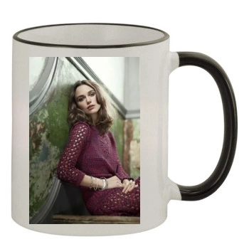 Keira Knightley 11oz Colored Rim & Handle Mug