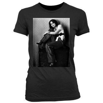 Keira Knightley Women's Junior Cut Crewneck T-Shirt