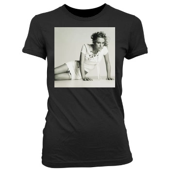 Keira Knightley Women's Junior Cut Crewneck T-Shirt