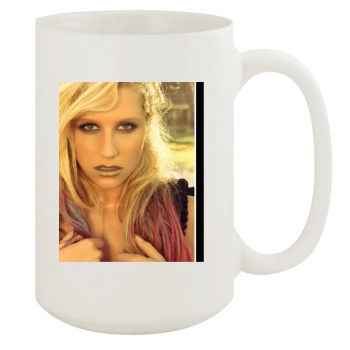 Kesha 15oz White Mug