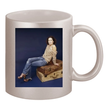 Lena Headey 11oz Metallic Silver Mug