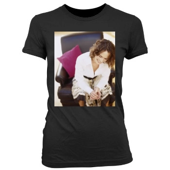 Lena Headey Women's Junior Cut Crewneck T-Shirt