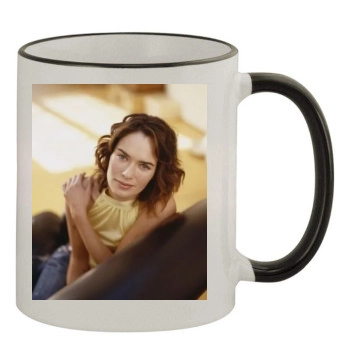 Lena Headey 11oz Colored Rim & Handle Mug