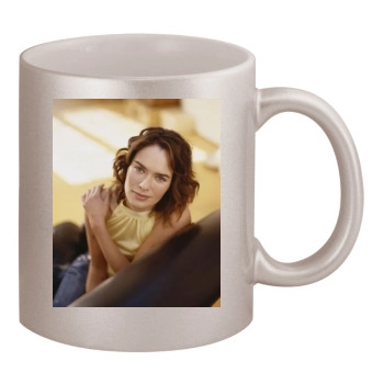 Lena Headey 11oz Metallic Silver Mug