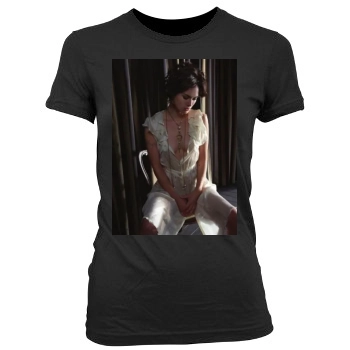 Lena Headey Women's Junior Cut Crewneck T-Shirt