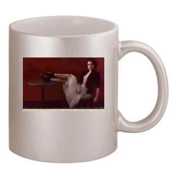 Lena Headey 11oz Metallic Silver Mug