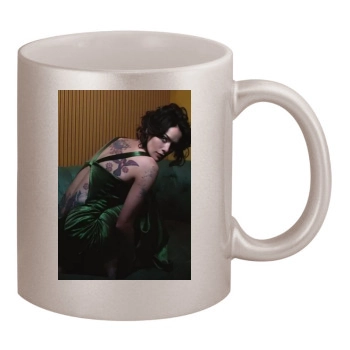 Lena Headey 11oz Metallic Silver Mug