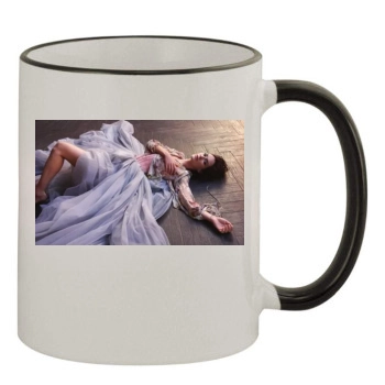 Lena Headey 11oz Colored Rim & Handle Mug