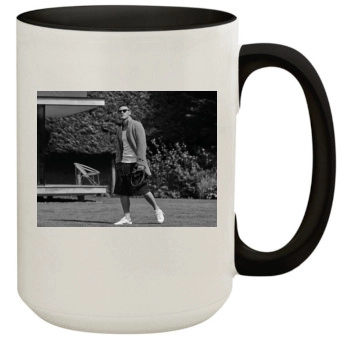 Luke Evans 15oz Colored Inner & Handle Mug