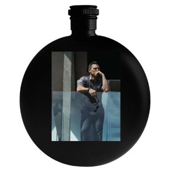 Luke Evans Round Flask