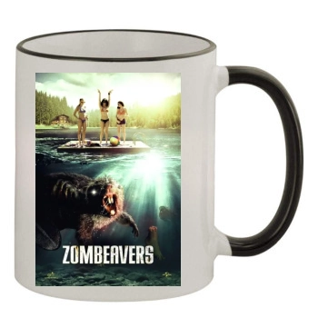Zombeavers (2013) 11oz Colored Rim & Handle Mug