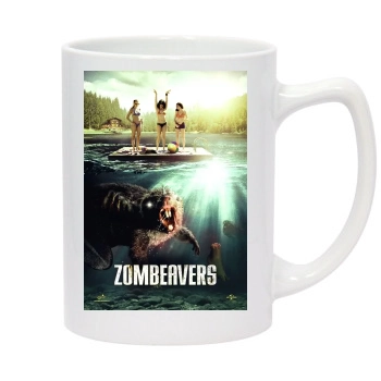 Zombeavers (2013) 14oz White Statesman Mug