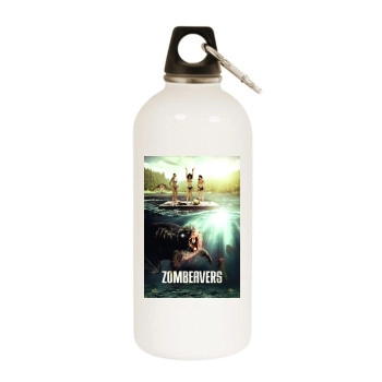 Zombeavers (2013) White Water Bottle With Carabiner