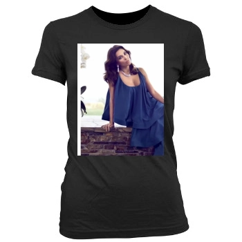 Eva Longoria Women's Junior Cut Crewneck T-Shirt