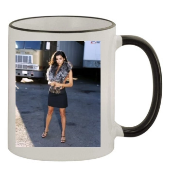 Eva Longoria 11oz Colored Rim & Handle Mug