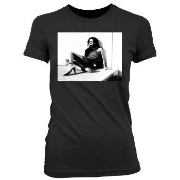 Eva Longoria Women's Junior Cut Crewneck T-Shirt