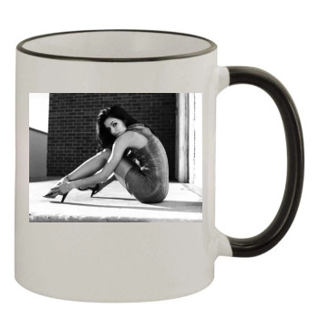 Eva Longoria 11oz Colored Rim & Handle Mug